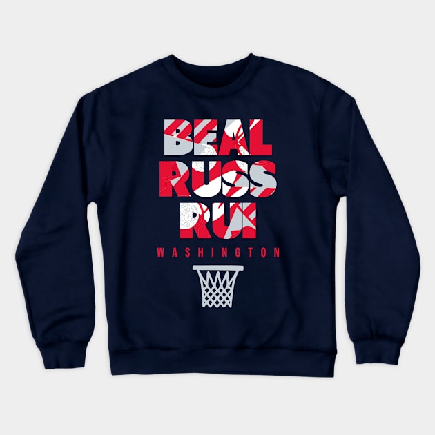 Washington Hoop Trio Crewneck Sweatshirt by funandgames